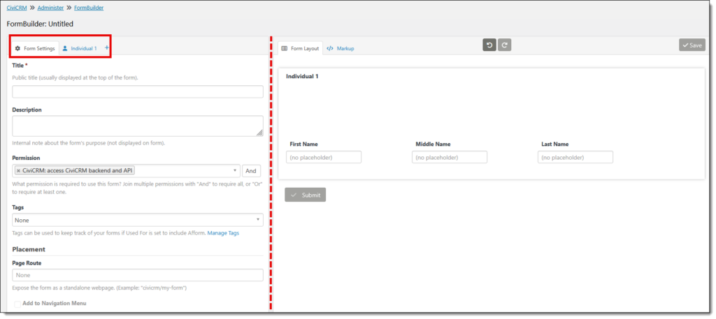 CiviCRM Form Builder